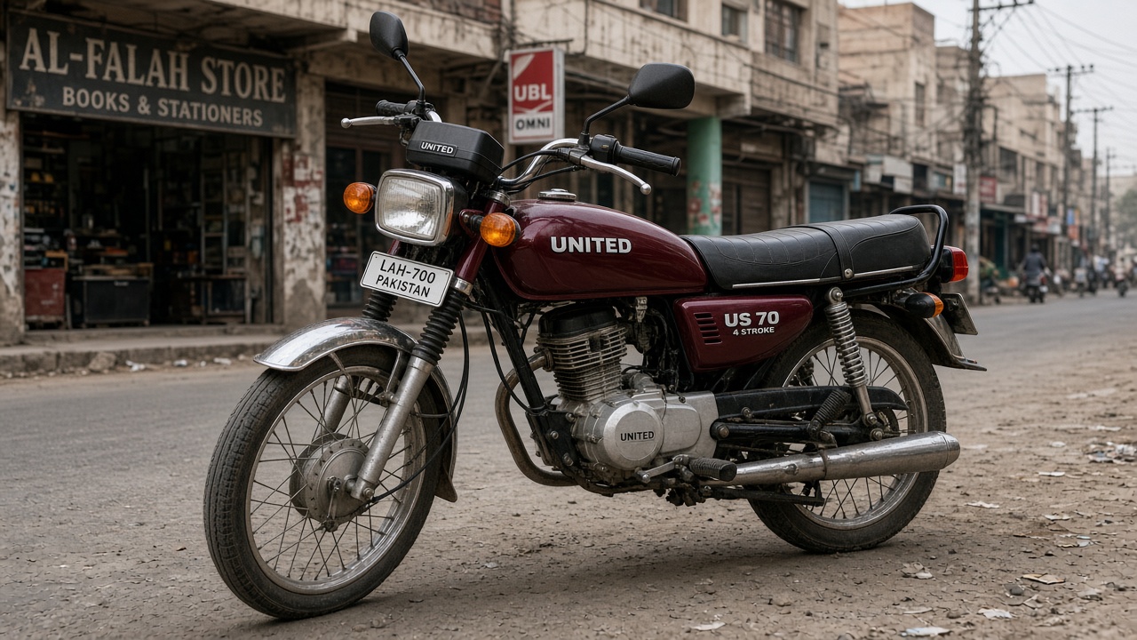 United US 70 2026 — Petrol Motorcycle price in Pakistan